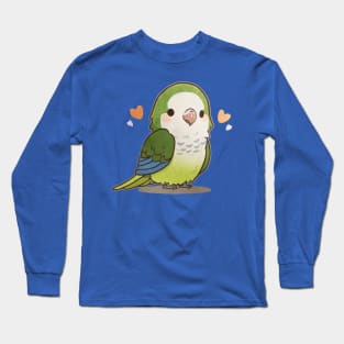 Green Quaker Parrot Long Sleeve T-Shirt